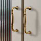Brushed Brass Retro American Style Handles