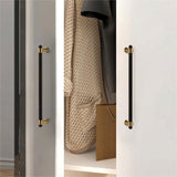 Modern Brass Black & Gold  Kitchen Cabinet Drawer Pulls