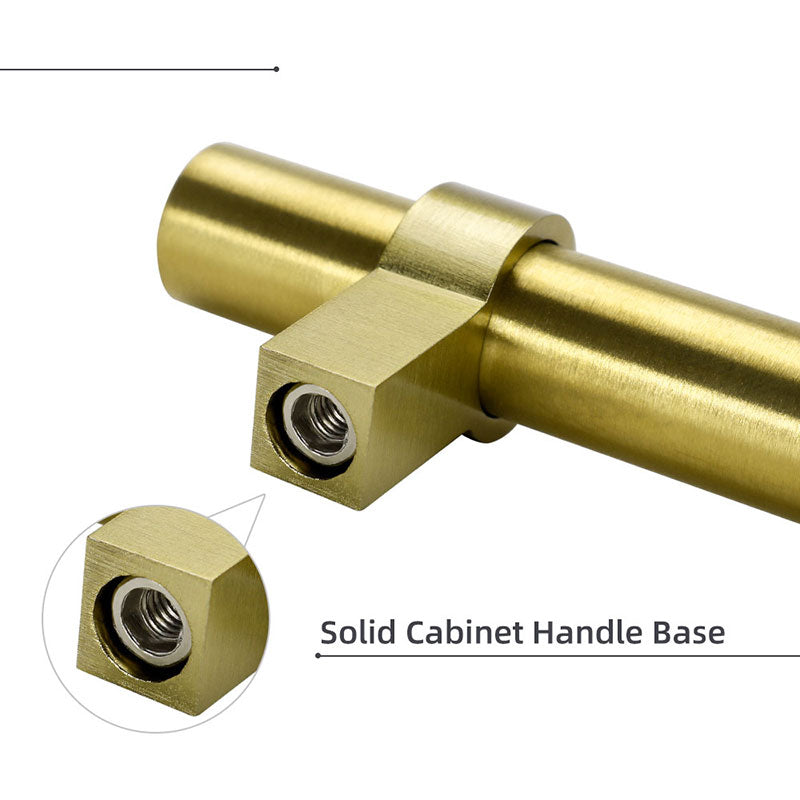 Brushed Brass Cabinet Hardware Pulls For Kitcken