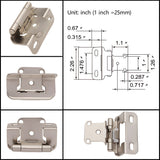 1.5 Inch Self-Closing Semi Wrap Door Hinge