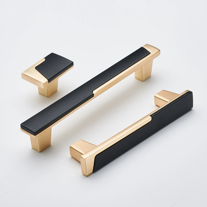 Zinc Alloy Modern Cabinet Handles Drawer Pulls for Kitchen