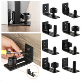 Sliding Barn Door Floor Guide for Bottom Adjustable Roller Flush Design Bottom Flat Barn Door Floor Guide Stay Roller