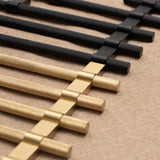 Simple Brass Cabinet Door Handle Black Gold Long Pull