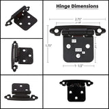 1.5 Inch Half Cover American Spring Self-Closing Door Hinge