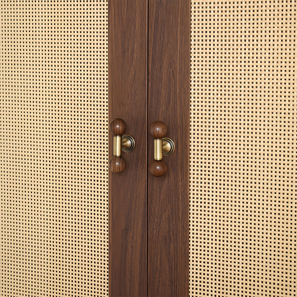 Medieval Brass Wooden Handle