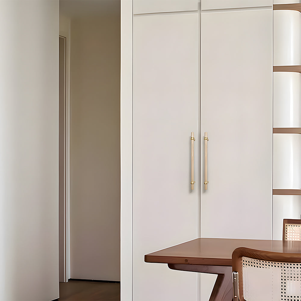 Modern Simple Drawer Door Wooden Cabinet Handle