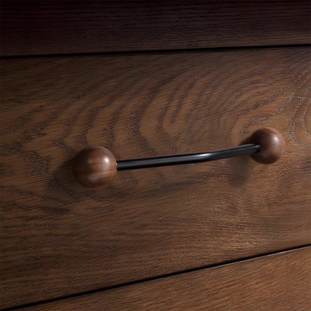 Walnut Round Head Style Handle