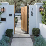 6 Inch Modern Simple Aluminum House Numbers