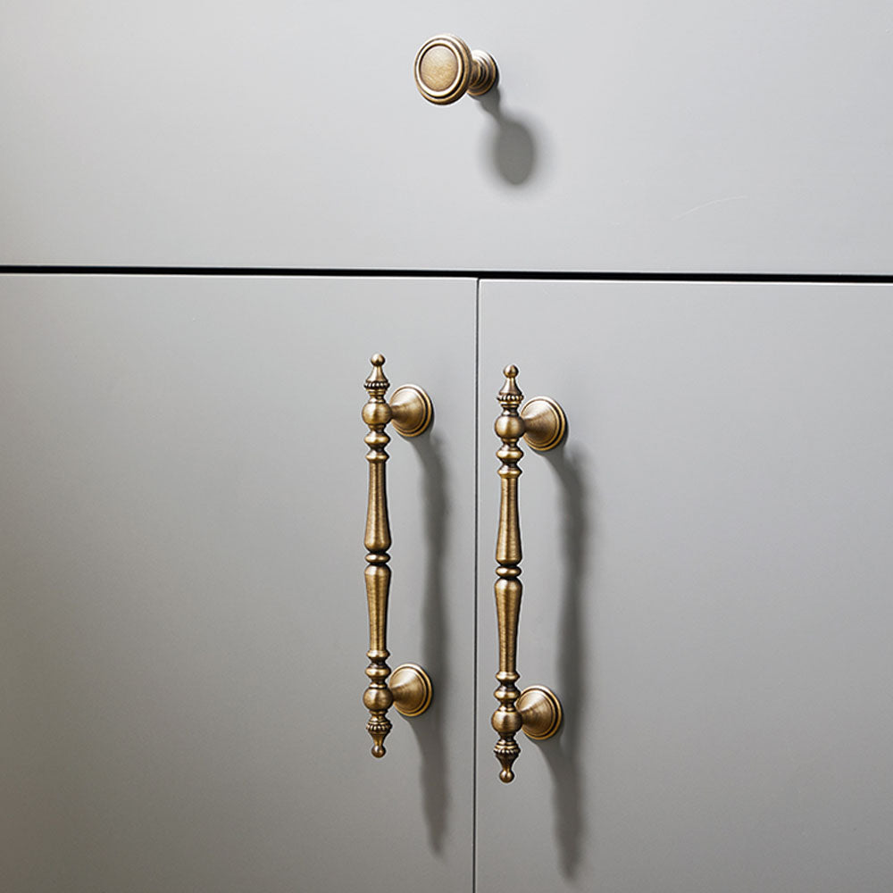 Classic Vintage Solid Brass Kitchen Cabinet Pulls