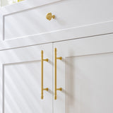 Modern Brass T-Bar Cabinet Handles