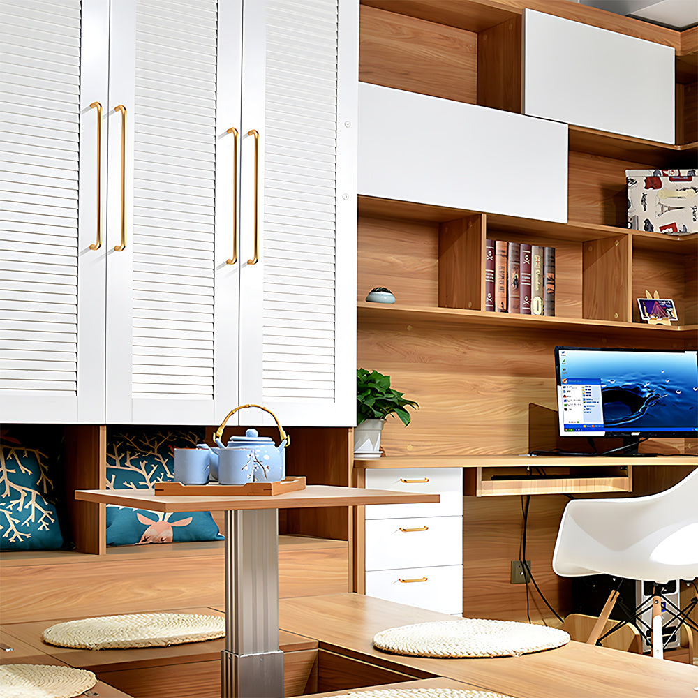 Simple Aluminum Alloy Rounded Arc Cabinet Handle