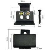 Sliding Barn Door Bottom Floor Guide U Shape Flexible Adjustable Fit Distance Flush Flat Bottom Design Wall Mount