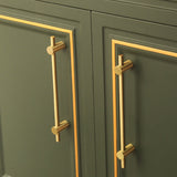 Adjustable Long Handle Liberty Hardware Cabinet Pulls Durable Brass Long Handle