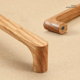 Wooden Furniture Handle Natural Walnut Kitchen Cabinet Handles