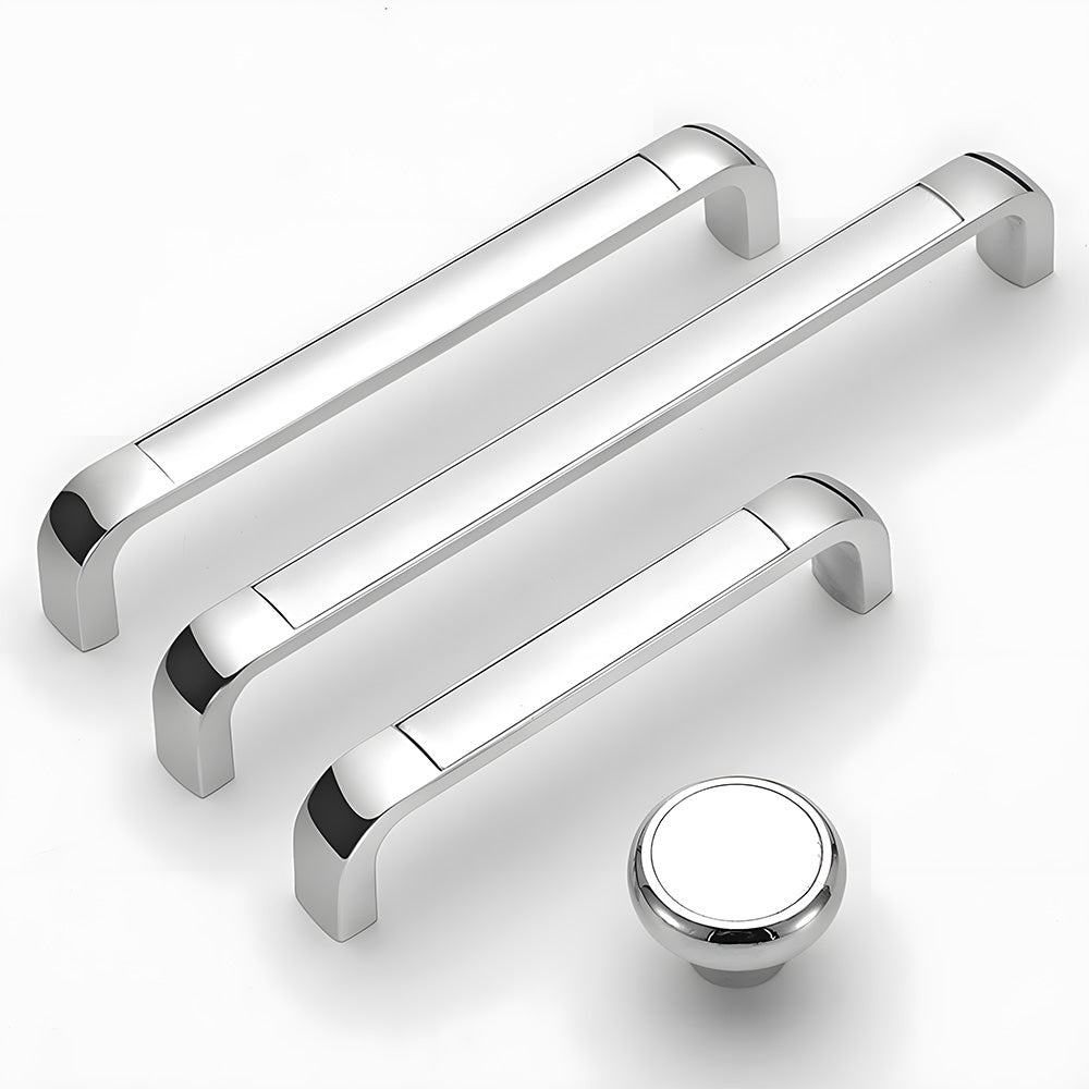 Modern Frosted Bow Cabinet Door Drawer Pull
