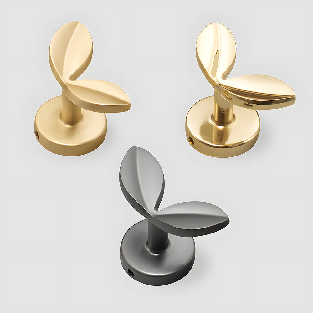 Special Leaf Shape Single Coat Door Wall Hook
