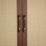 Medieval Brass Wooden Handle