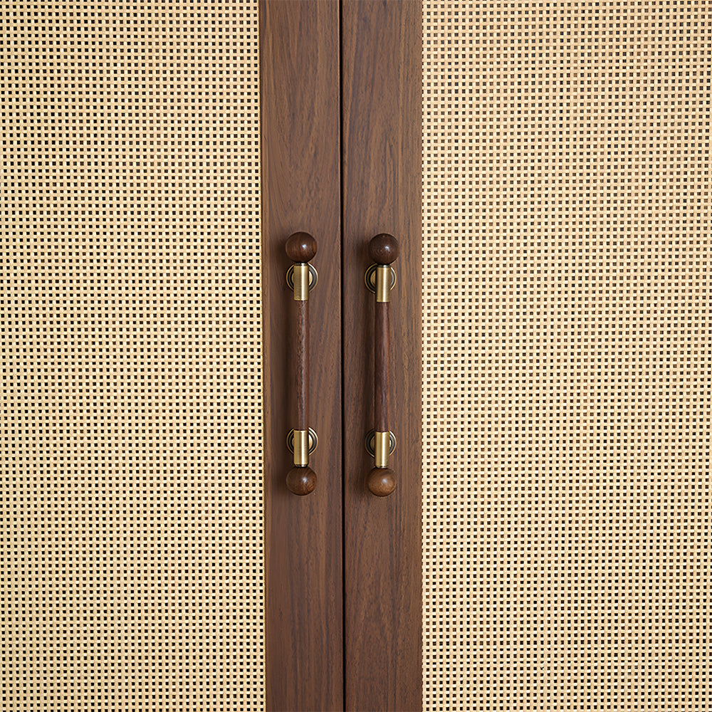Medieval Brass Wooden Handle