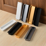 Sqaure Sliding Closet Door Handles Flush Pulls