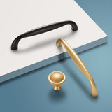 Modern Minimalist Curved Cabinet Knobs And Handles