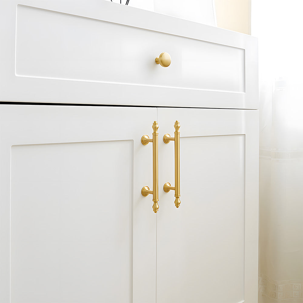 Simple and Luxurious Gold Solid Drawer Handle