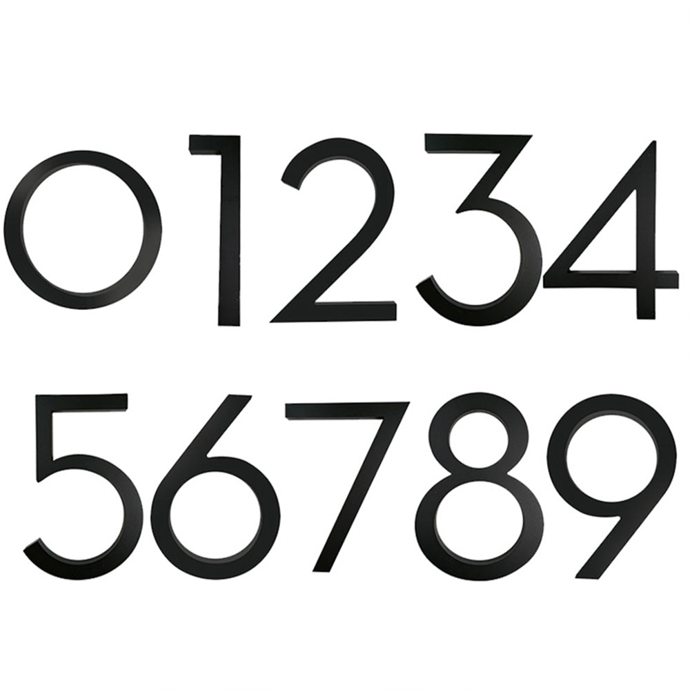 6 Inch Modern Simple Aluminum House Numbers
