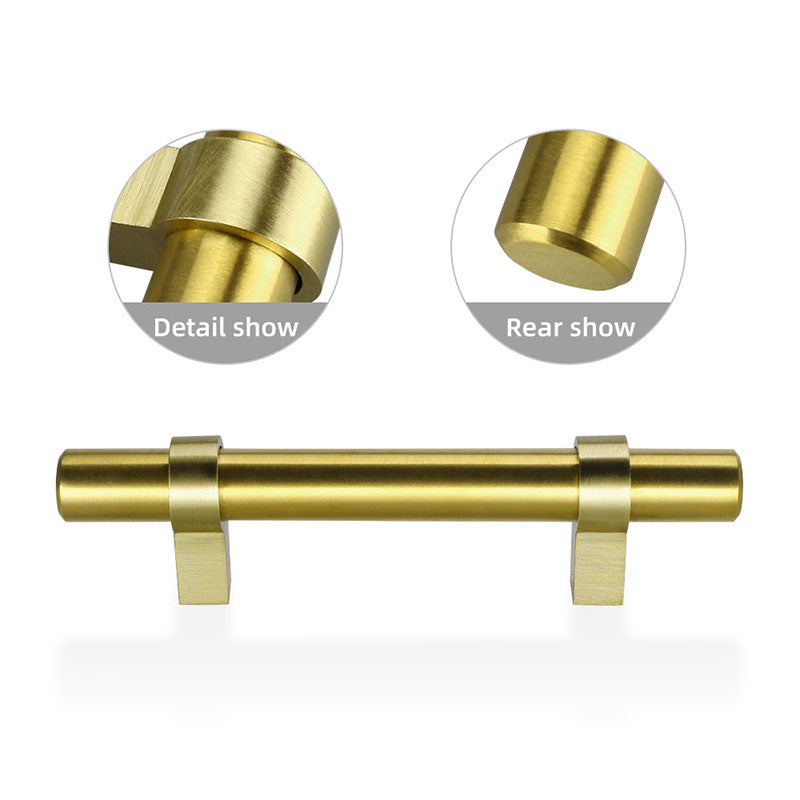 Brushed Brass Cabinet Hardware Pulls For Kitcken