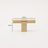 Simple Brass Cabinet Door Handle Black Gold Long Pull
