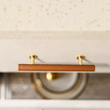 Leather Drawer Pulls Handles Wardrobe Dresser Knobs