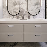 Rounded Corners Modern Multi-color Recessed Handles
