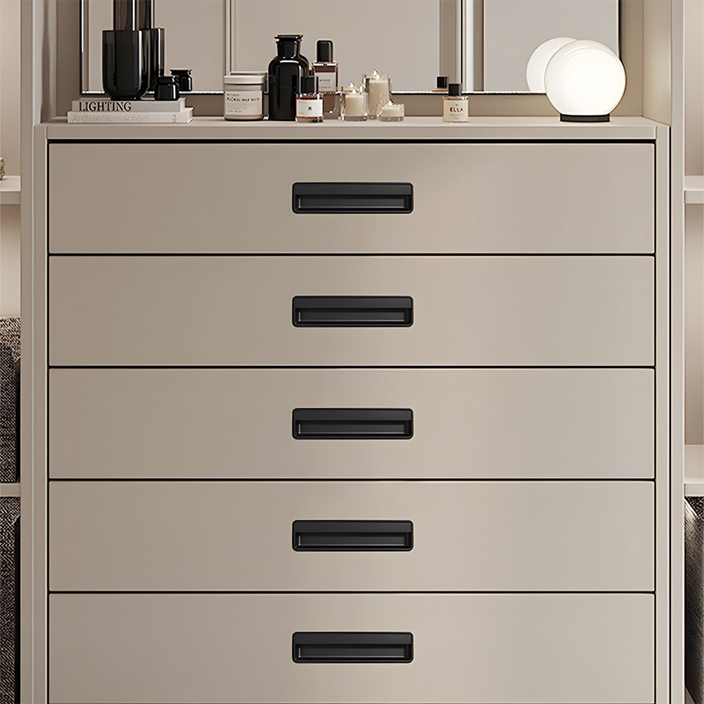 Modern Multi-color Recessed Grooved Handle