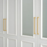 Vintage Spherical Brass Cabinet Handles