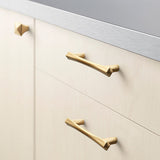 Nordic Style Gold Black Cabinet Dresser Pull Knobs