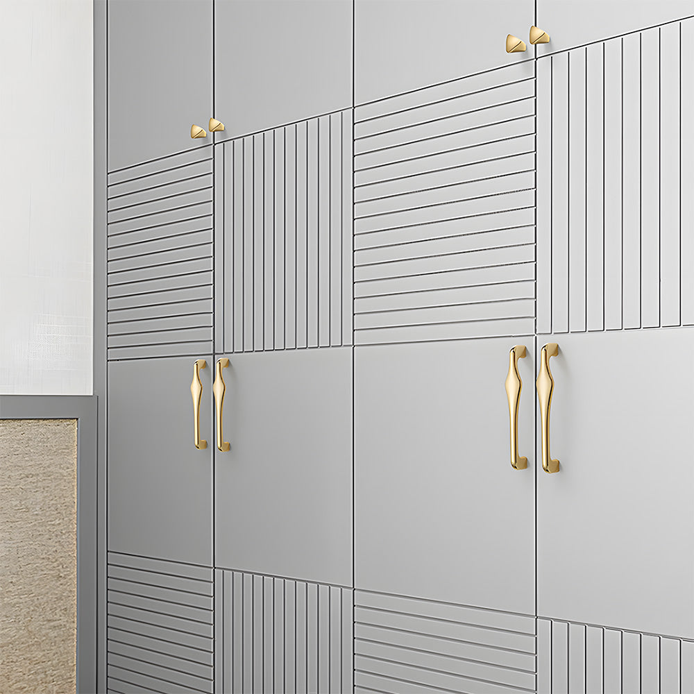 Luxury Solid Zinc Alloy European Style Cabinet Handles