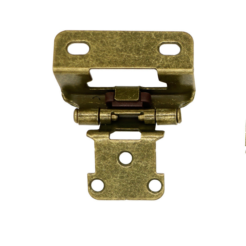 1/2” Overlay Partial Self Closing Kitchen Cabinet Hinges Spring Iron Hinge