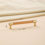 Brass Crystal Handle Cabinet Drawer Double Hole Pulls