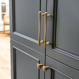 Nordic Style Gold Black Cabinet Dresser Pull Knobs