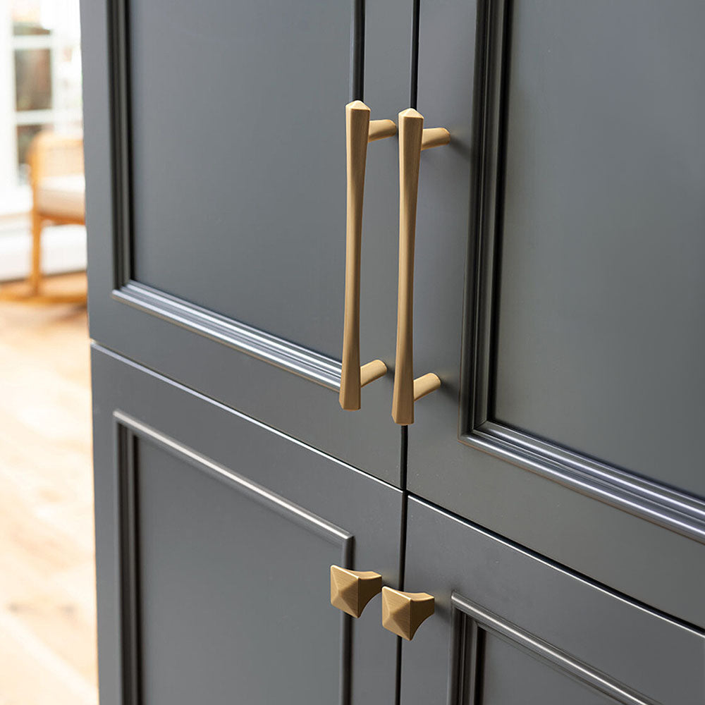 Nordic Style Gold Black Cabinet Dresser Pull Knobs