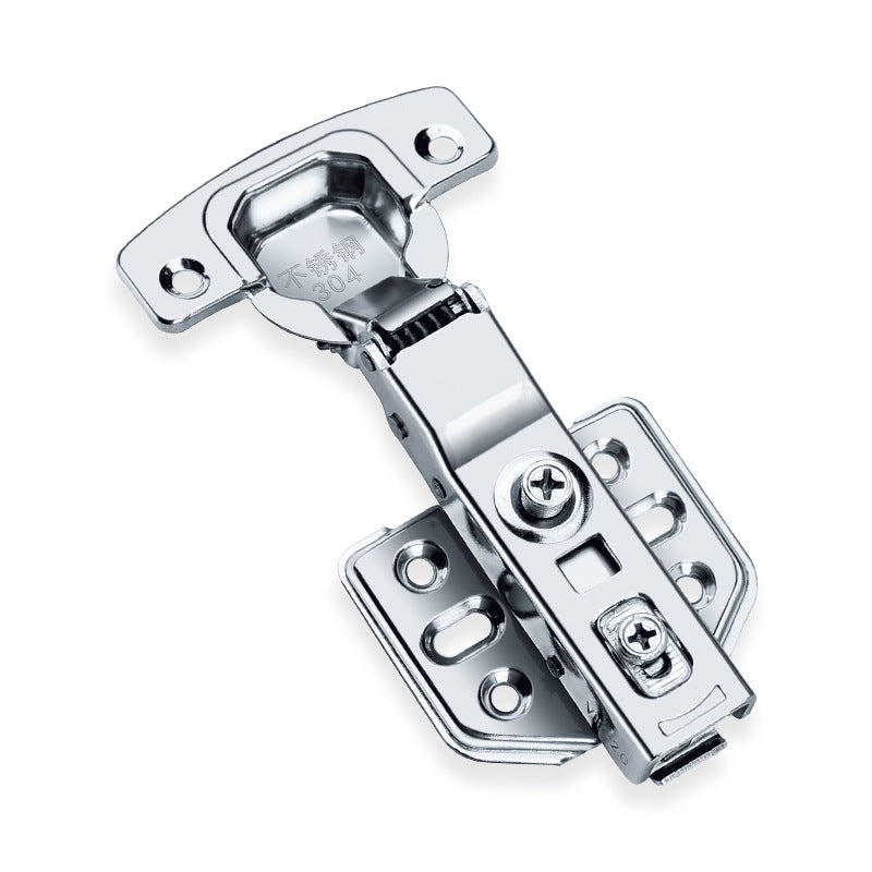 Cabinet Hinges Soft Close Hinges For Frameless Kitchen Cabinets Door 1.2mm Thickness Stainless Steel Nickel Plated Finish