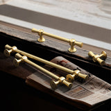 Brushed Brass Drawer Pulls for Cabinet