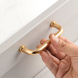 French Minimalist U-shaped Rounded Arc Cabinet Handles
