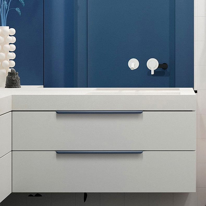 Aluminum Alloy Round Arc Shape Invisible Handle For Cabinet