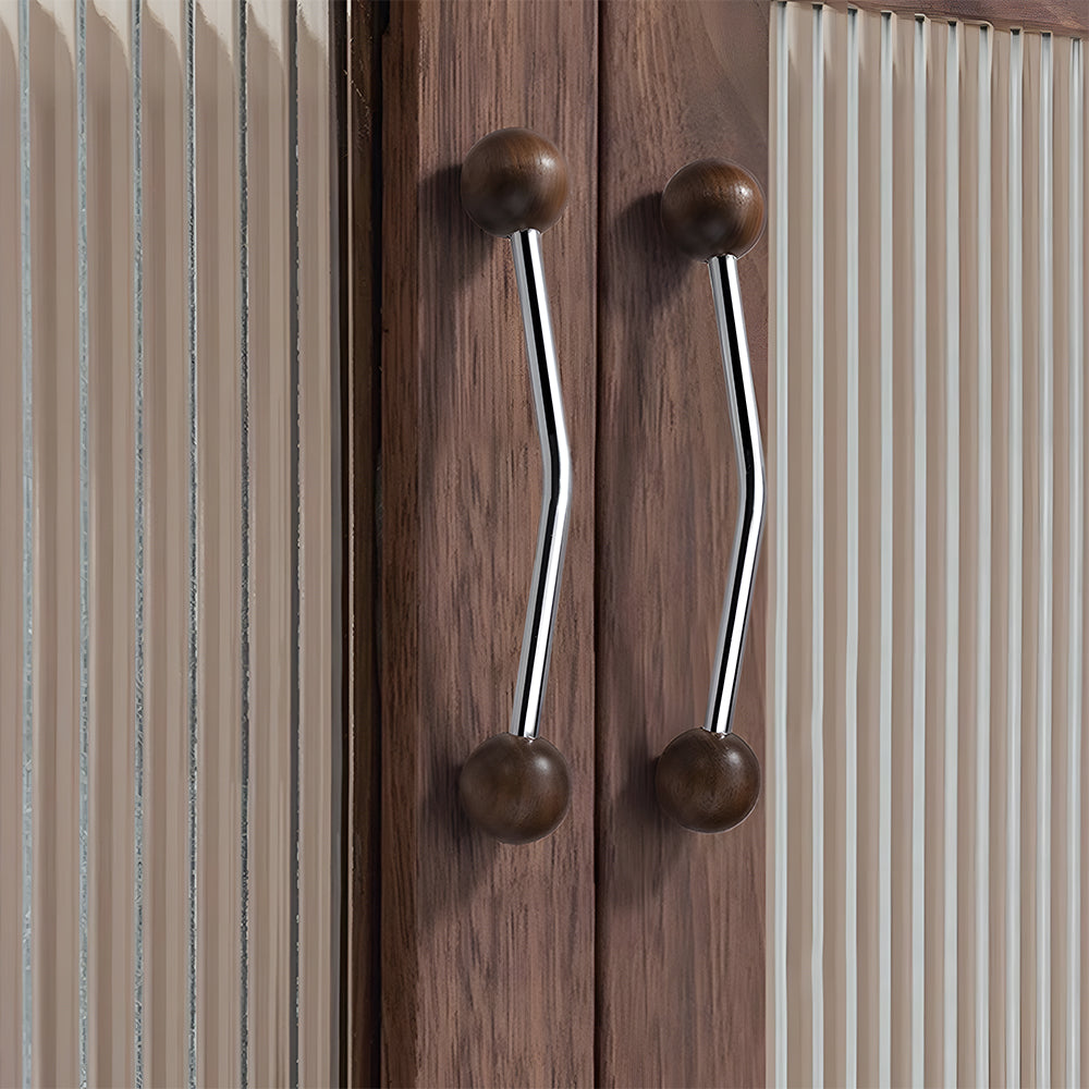 Walnut Round Head Style Handle