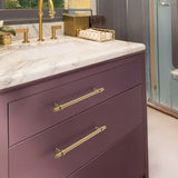 Retro Elegant Brass Kitchen Cabinet Handles And Knobs