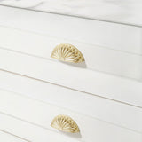 3 Inch Antique Shell Cabinet Cup Pulls