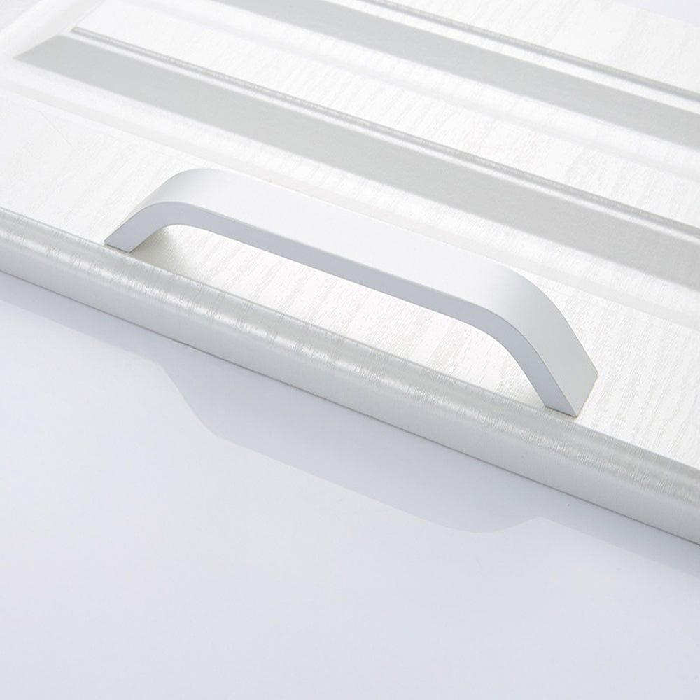 Sleek Curved Aluminum Alloy Cabinet Drawer Handles