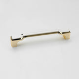 Simple Gold Solid Cabinet Handle Round Corner Pull