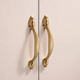 Modern Gold Zinc Alloy Furniture Cabinet Handle And Knob
