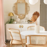 Gold Brass Scalloped Wardrobe Cabinet Pulls