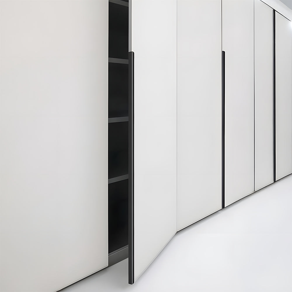 Aluminum Alloy Wardrobe Door Invisible Edge Cabinet Handles